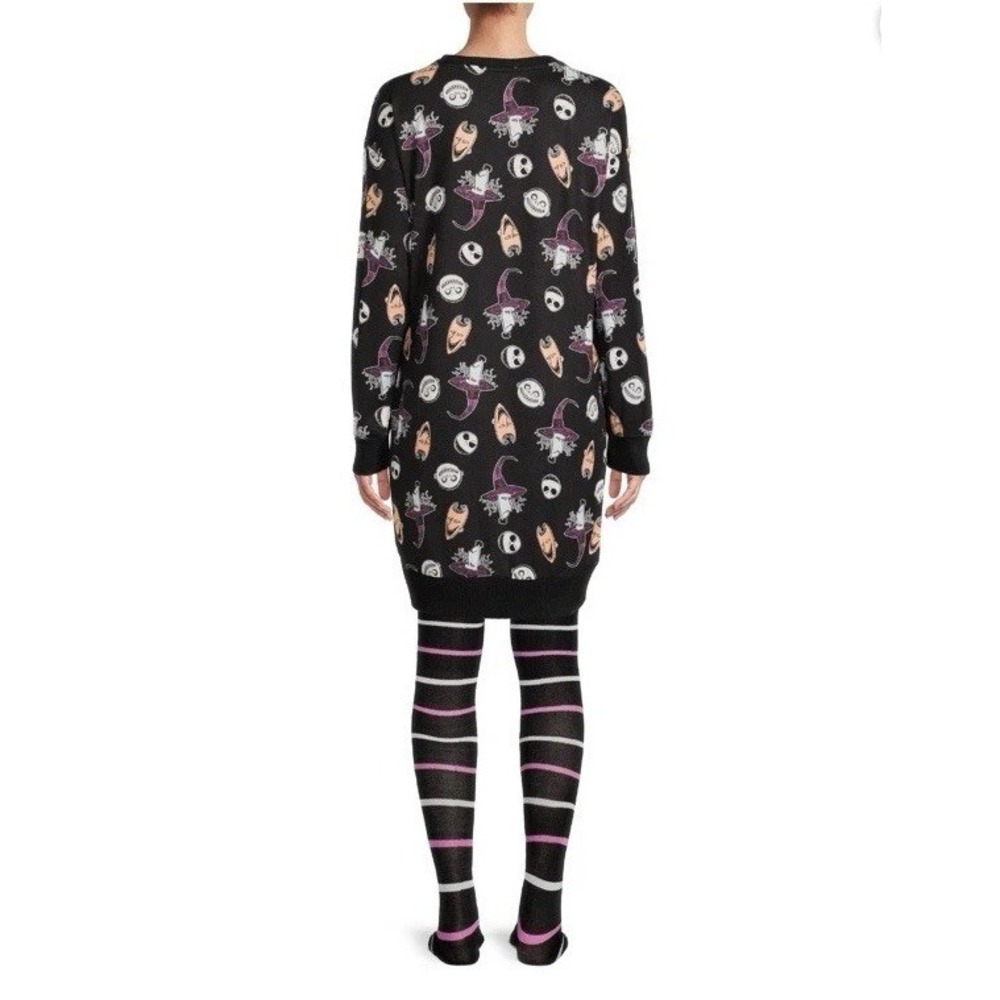 The Nightmare Before Christmas Sleep Shirt Womens XS Jack Skellington Sally - Picture 2 of 11